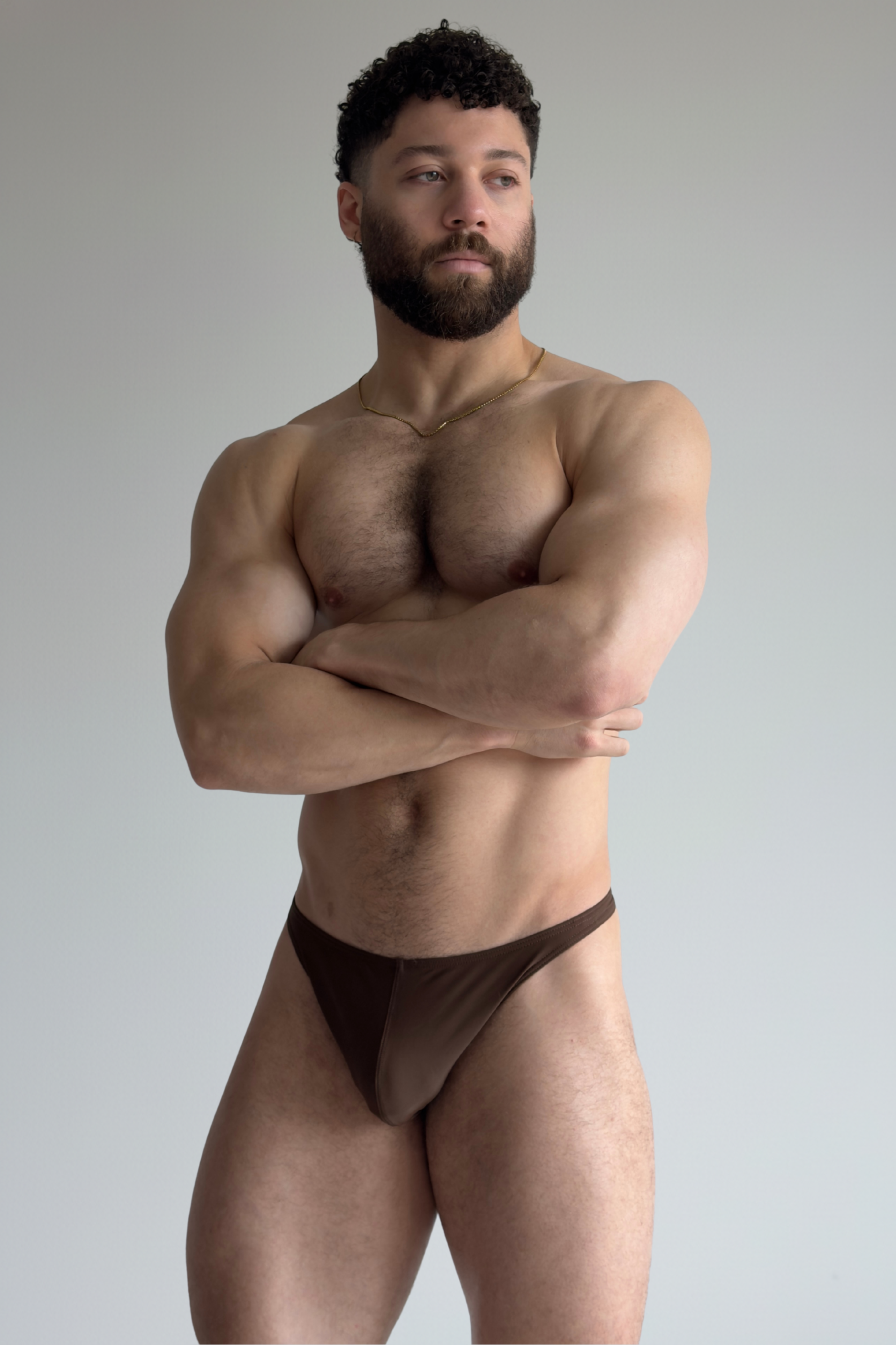 swim thong - espresso