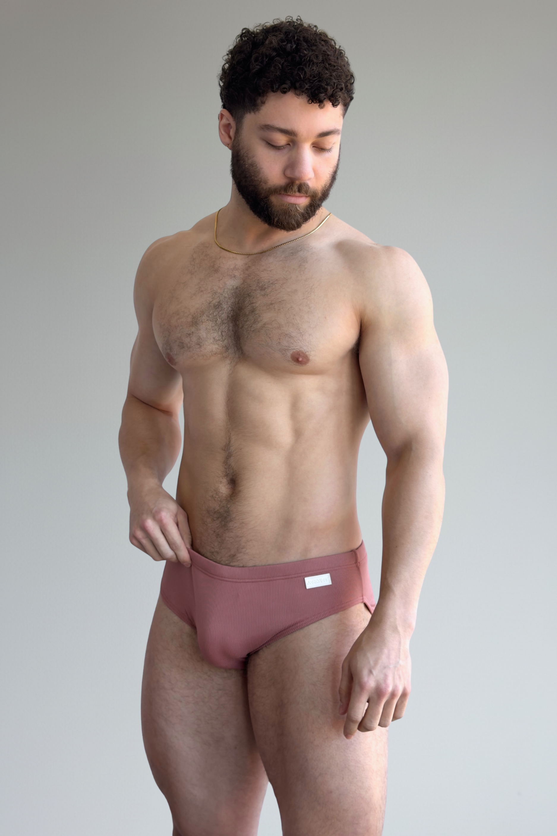 riviera rib swim brief - sunbake