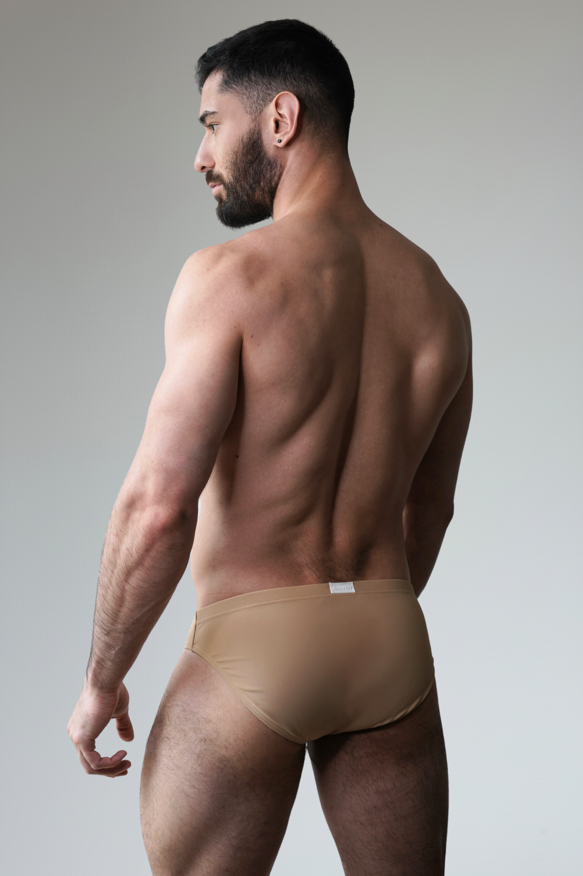 hip swim brief - sand