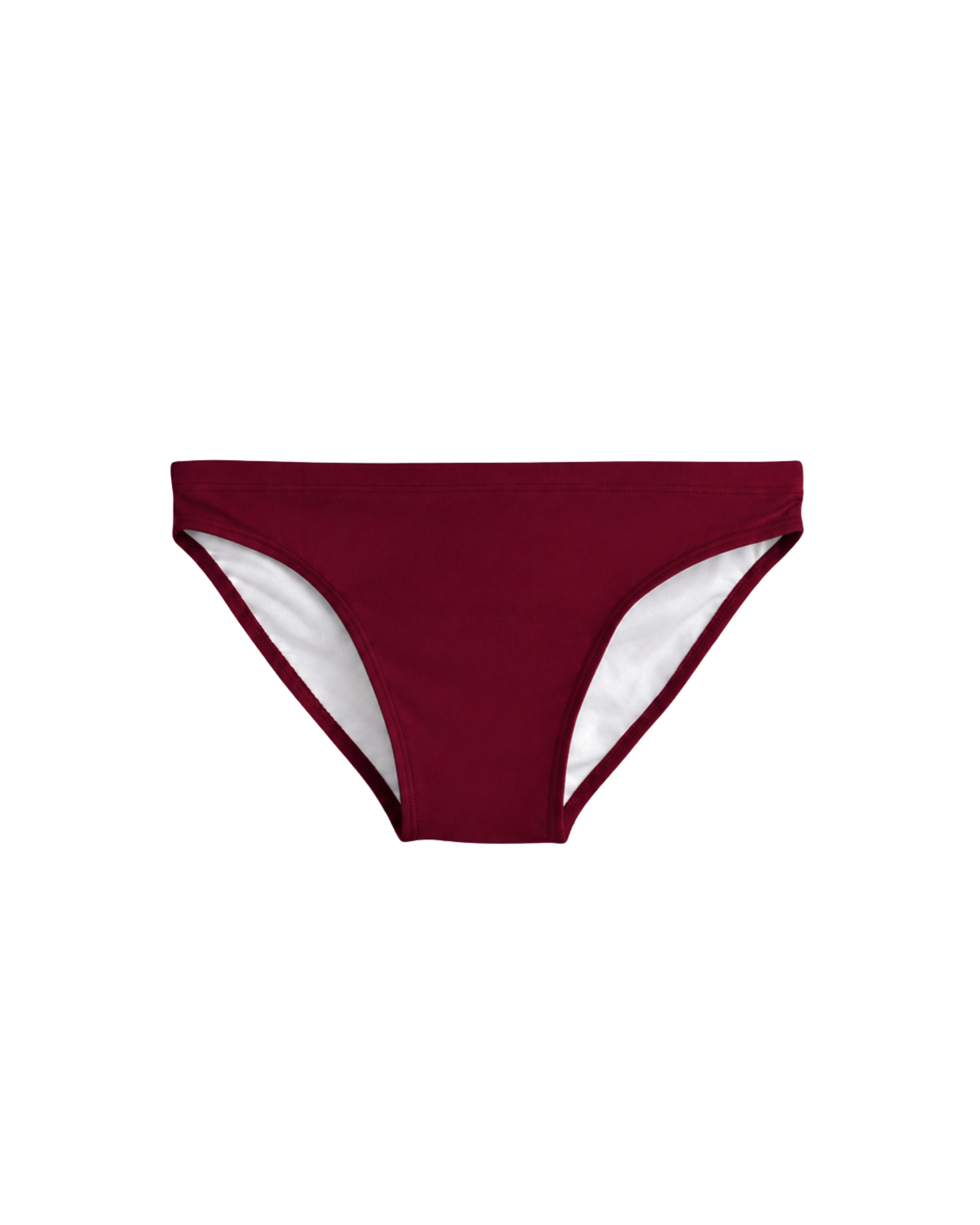 hip swim brief - burgundy