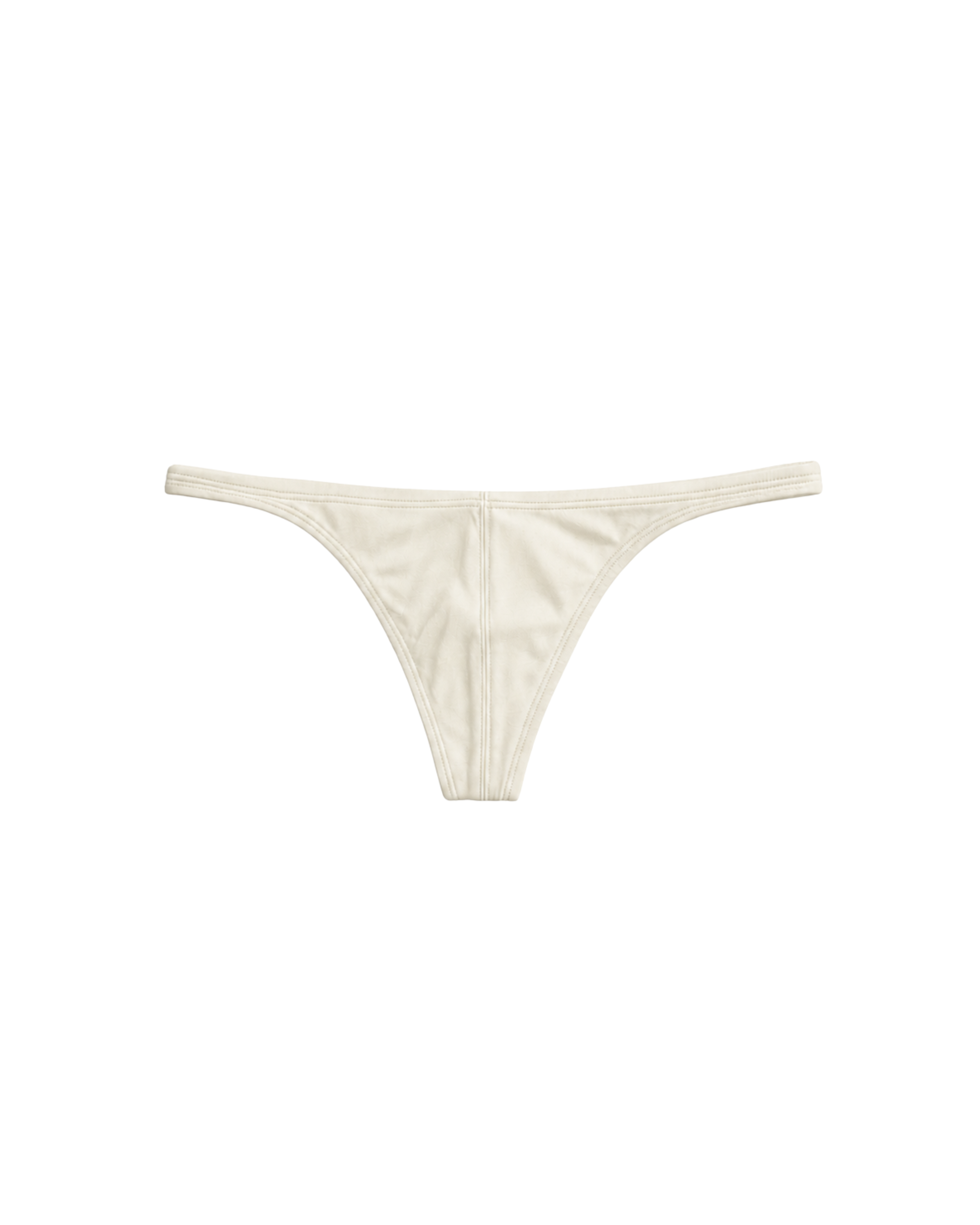 swim thong - ivory