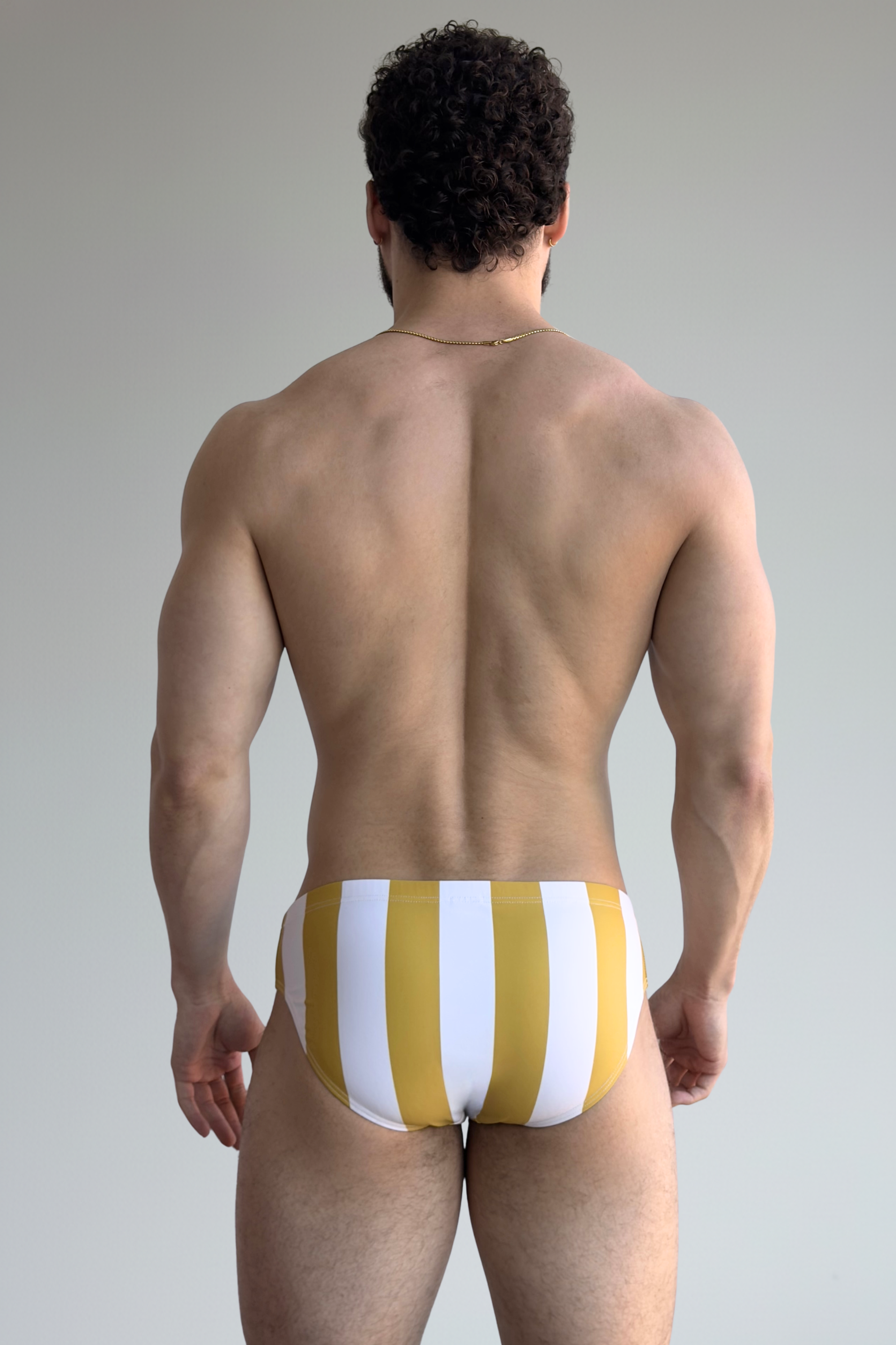 stripe swim brief - amarillo
