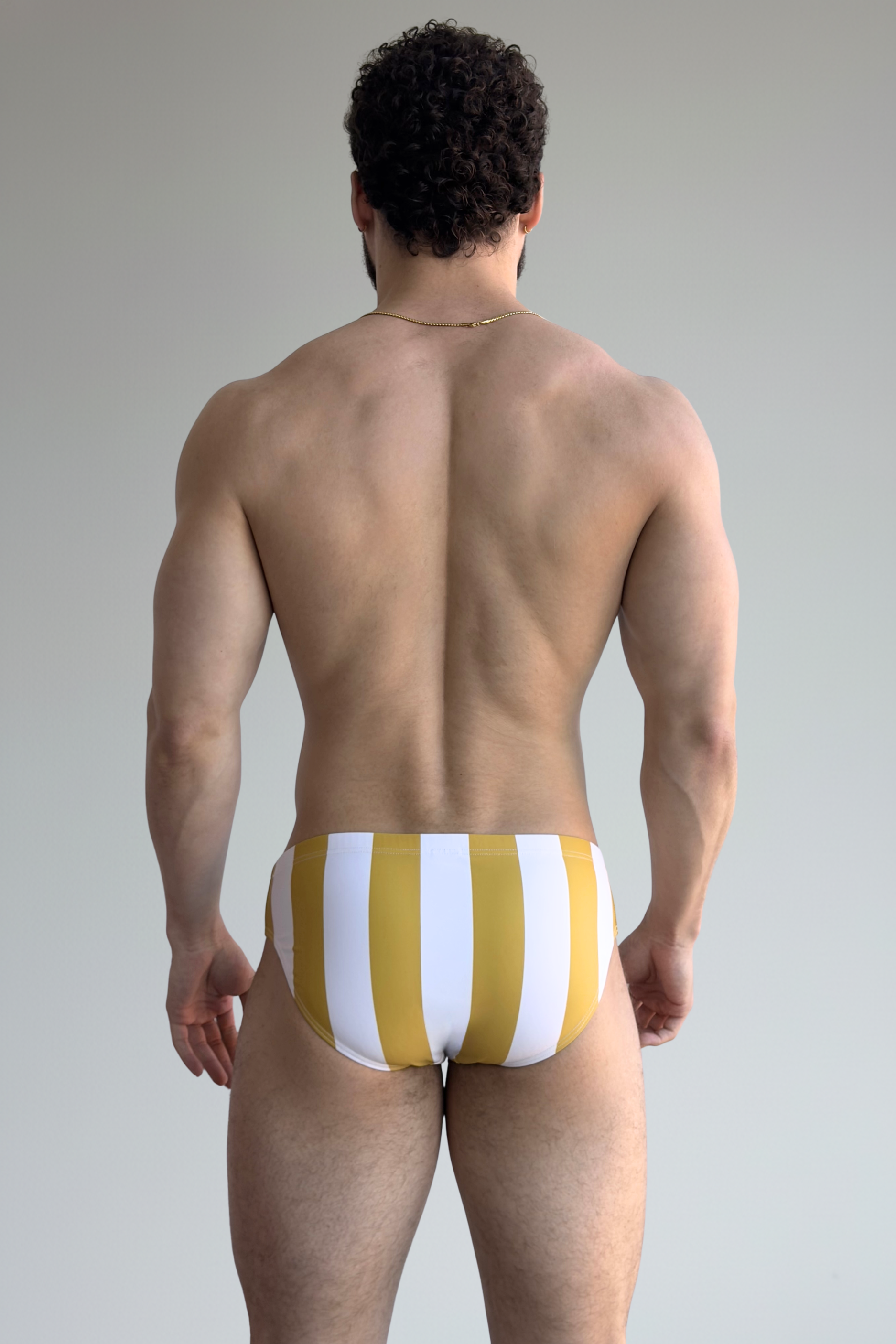 stripe swim brief - amarillo