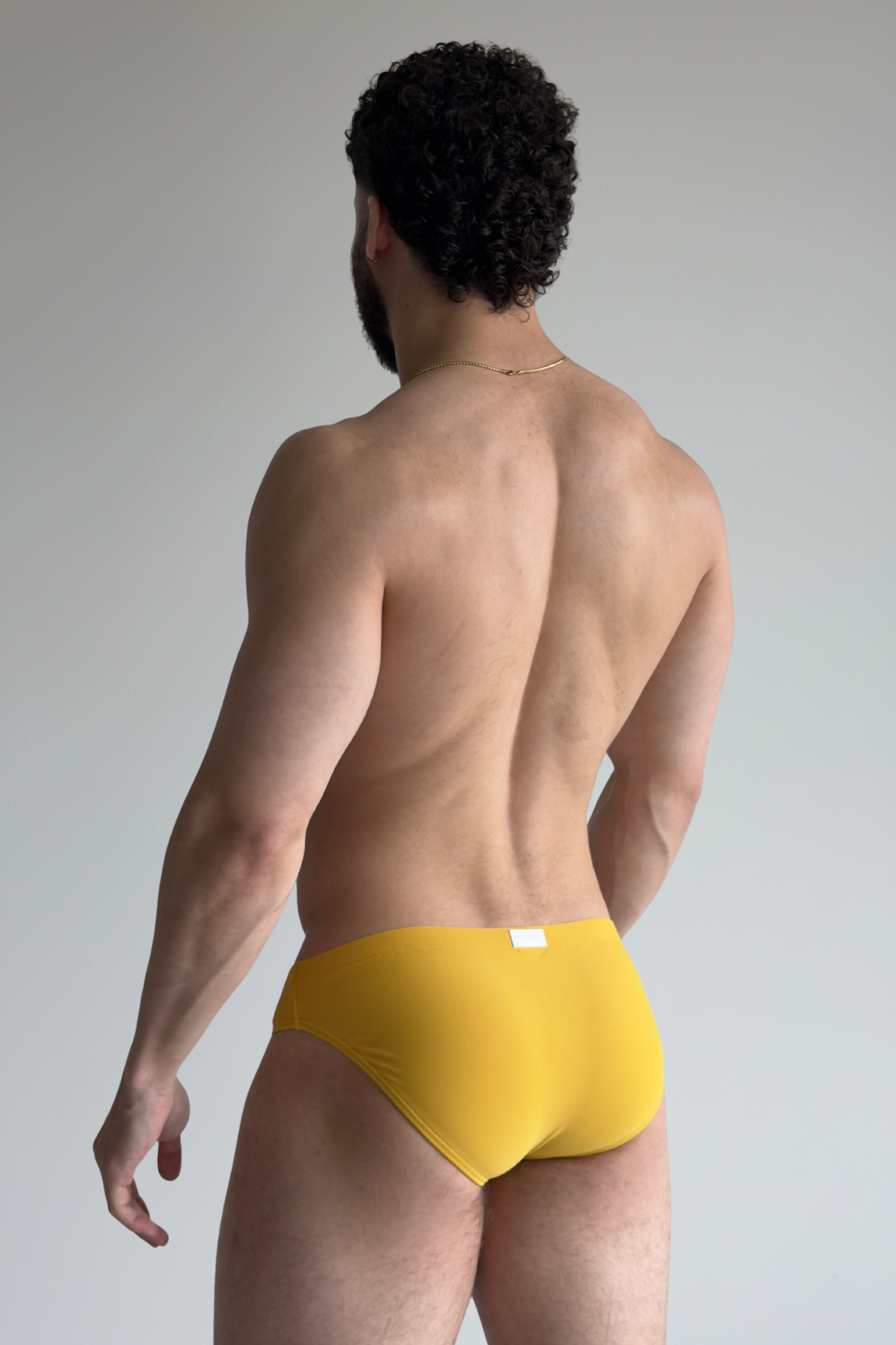 hip swim brief - sunflower