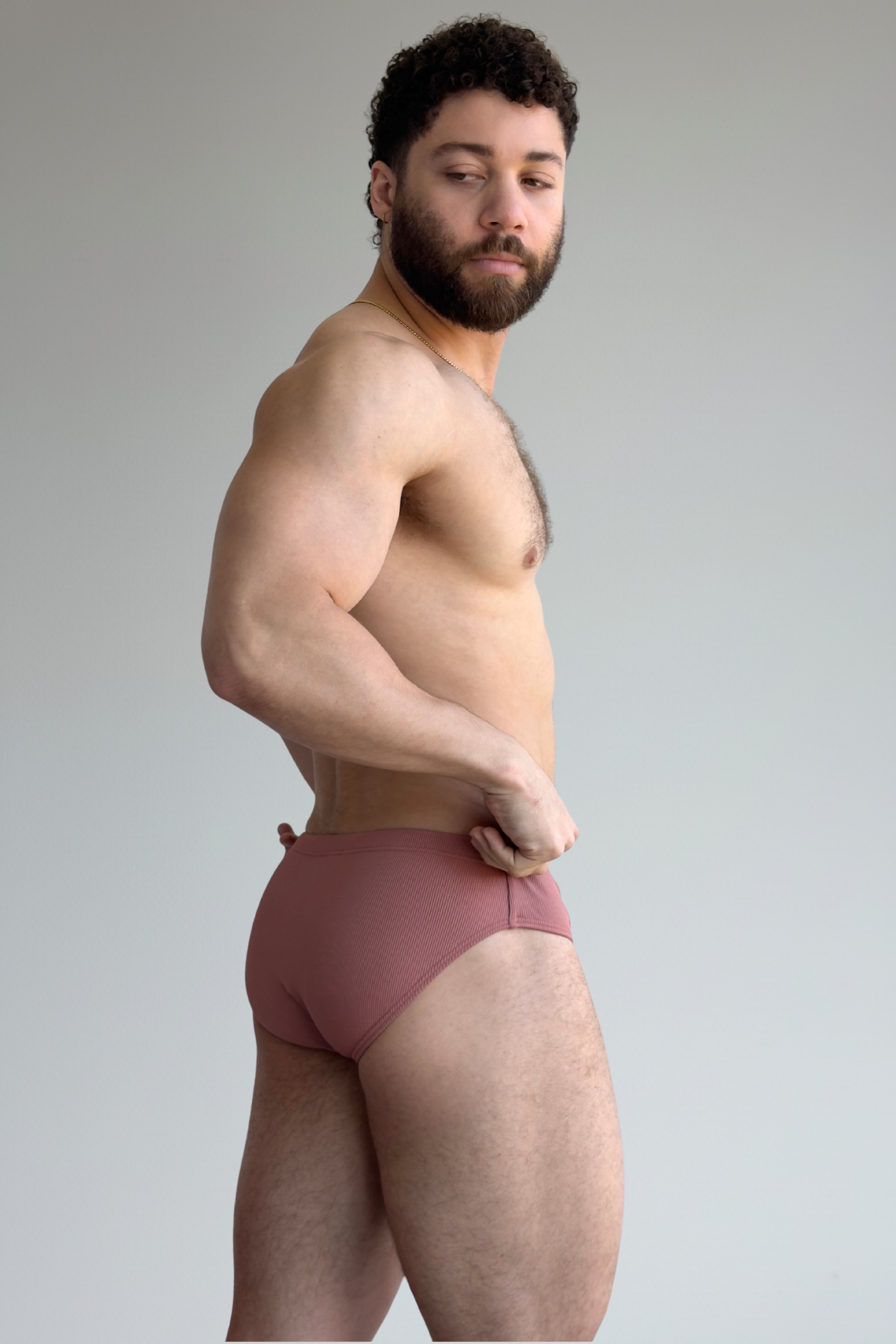 riviera rib swim brief - sunbake
