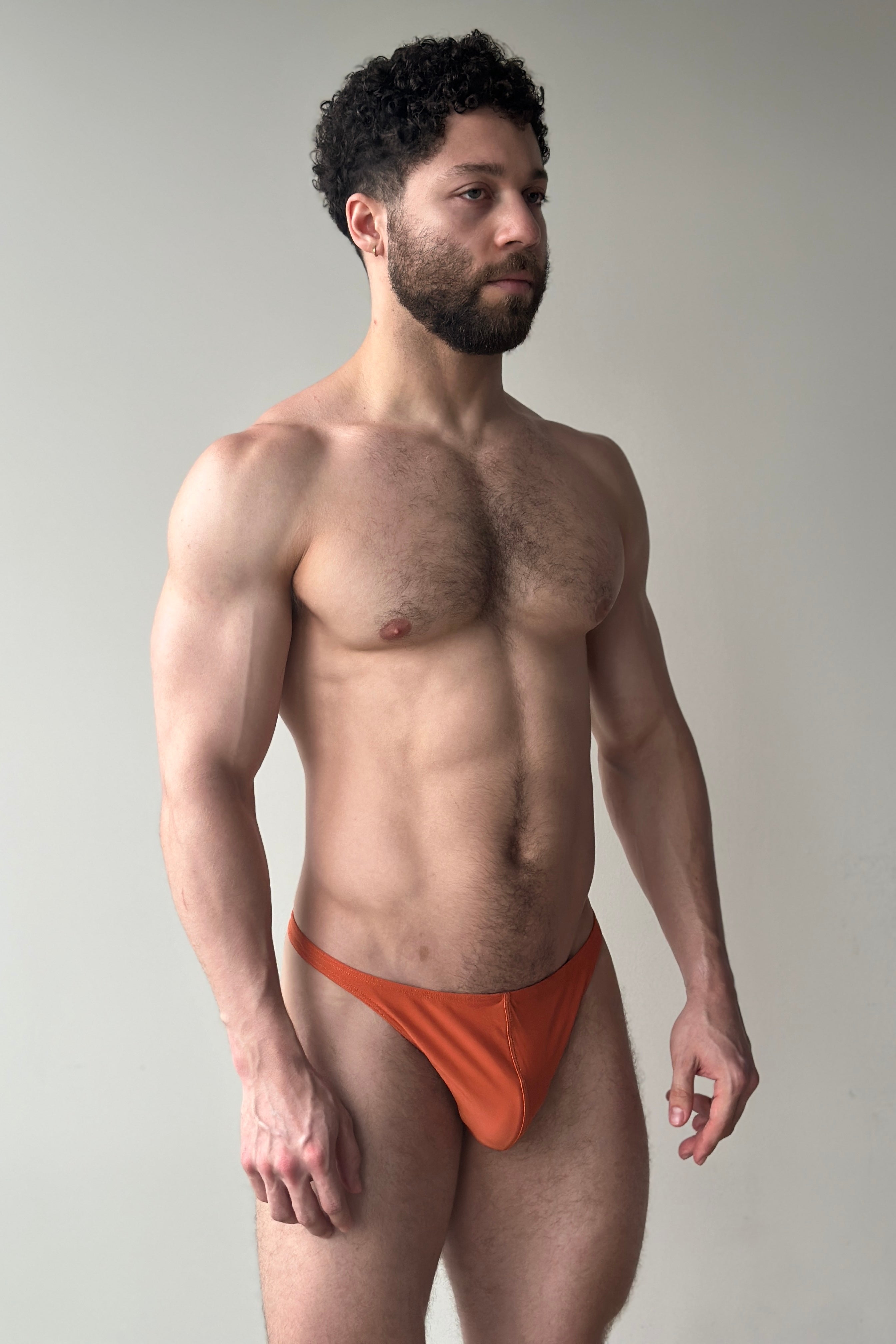 swim thong - sunset